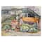 Designart - Greek Landscape Off The Coast Of The Aegean Sea - Traditional Canvas Wall Art Print